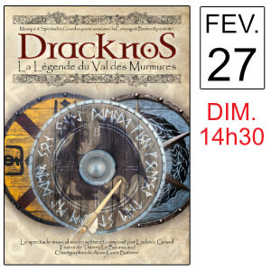 Place pour « Dracknos – La légende du Val des Murmures » – Représentation du 27/02/2022 – Séance 14h30 – La Lucarne à Arradon